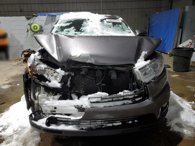 5TDJKRFH5GS273202 - 2016 TOYOTA HIGHLANDER XLE GRAY photo 5