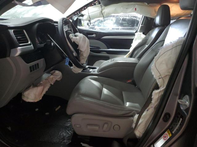 5TDJKRFH5GS273202 - 2016 TOYOTA HIGHLANDER XLE GRAY photo 7