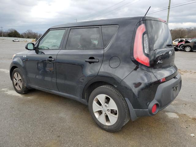 KNDJN2A26F7235908 - 2015 KIA SOUL BLACK photo 2