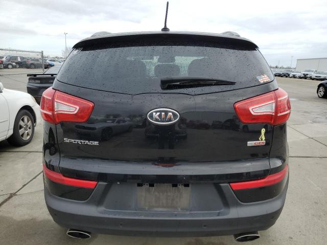 KNDPCCA63B7168297 - 2011 KIA SPORTAGE EX BLACK photo 6