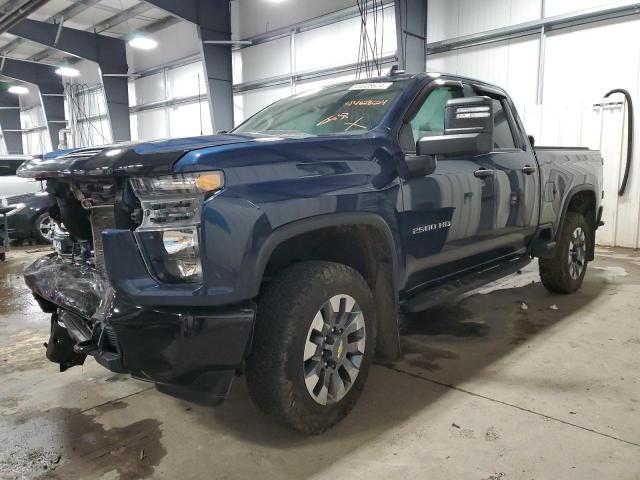 1GC5YME73NF336273 - 2022 CHEVROLET SILVERADO K2500 CUSTOM BLUE photo 1