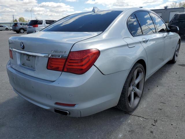 WBAKA83549CY33711 - 2009 BMW 750 I SILVER photo 3