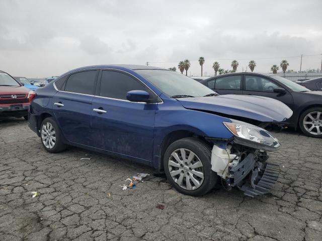 3N1AB7AP2KY256140 - 2019 NISSAN SENTRA S BLUE photo 4