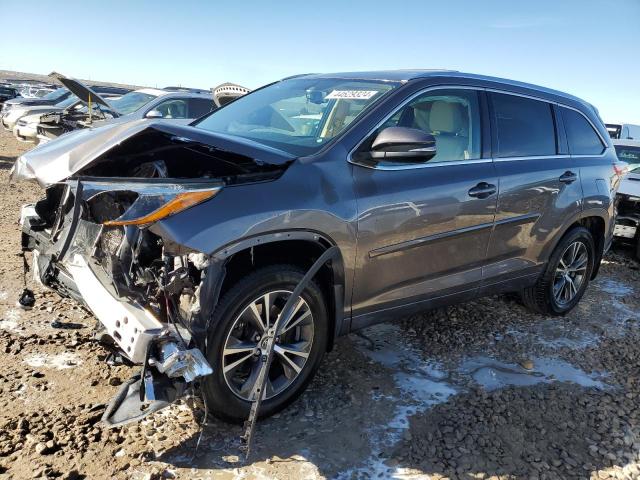 5TDJKRFH6GS506052 - 2016 TOYOTA HIGHLANDER XLE GRAY photo 1