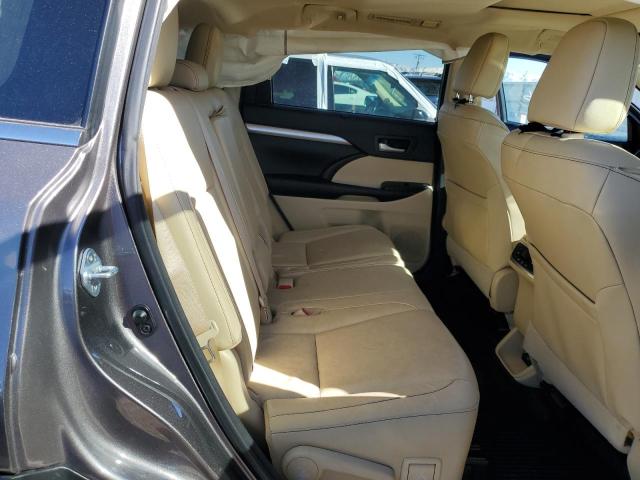 5TDJKRFH6GS506052 - 2016 TOYOTA HIGHLANDER XLE GRAY photo 10