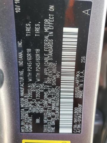 5TDJKRFH6GS506052 - 2016 TOYOTA HIGHLANDER XLE GRAY photo 13