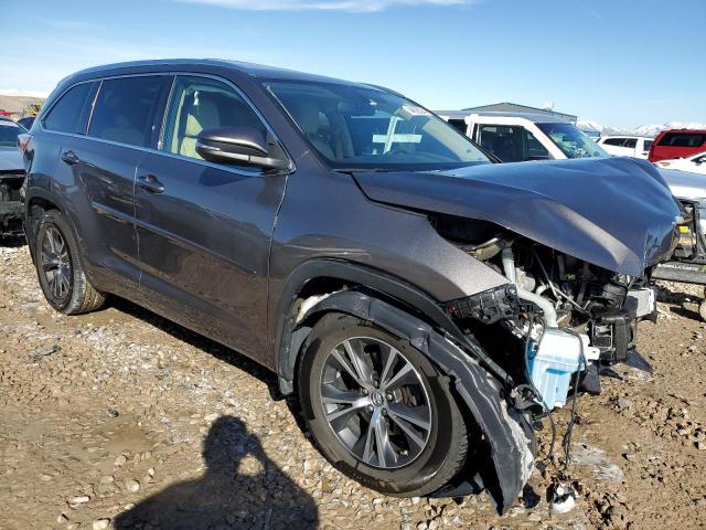 5TDJKRFH6GS506052 - 2016 TOYOTA HIGHLANDER XLE GRAY photo 4