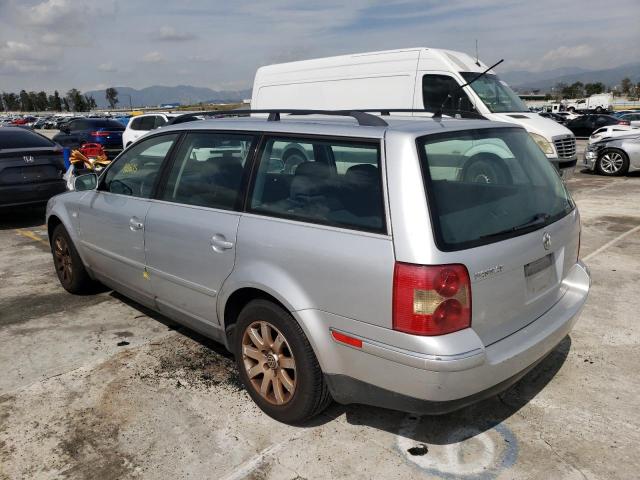 WVWVD63B93E142431 - 2003 VOLKSWAGEN PASSAT GLS SILVER photo 2