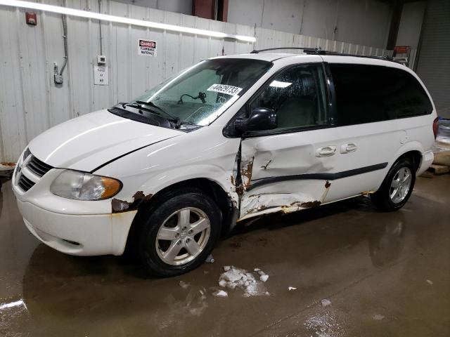 1D4GP45R25B414792 - 2005 DODGE CARAVAN SXT WHITE photo 1