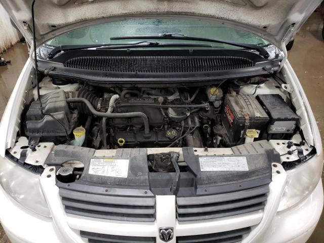 1D4GP45R25B414792 - 2005 DODGE CARAVAN SXT WHITE photo 11