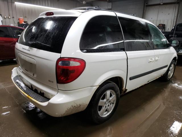 1D4GP45R25B414792 - 2005 DODGE CARAVAN SXT WHITE photo 3