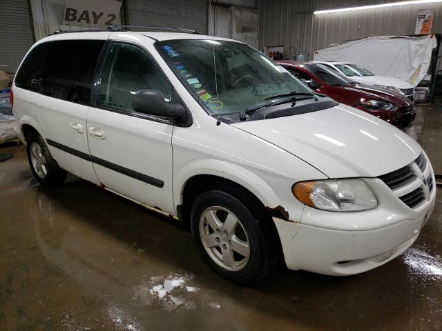 1D4GP45R25B414792 - 2005 DODGE CARAVAN SXT WHITE photo 4