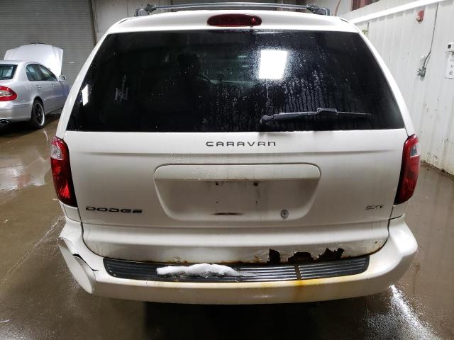 1D4GP45R25B414792 - 2005 DODGE CARAVAN SXT WHITE photo 6