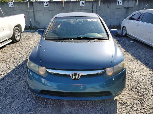 2HGFA16568H531776 - 2008 HONDA CIVIC LX BLUE photo 5