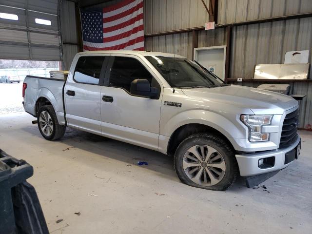 1FTEW1CPXHKD40727 - 2017 FORD F150 SUPERCREW SILVER photo 4