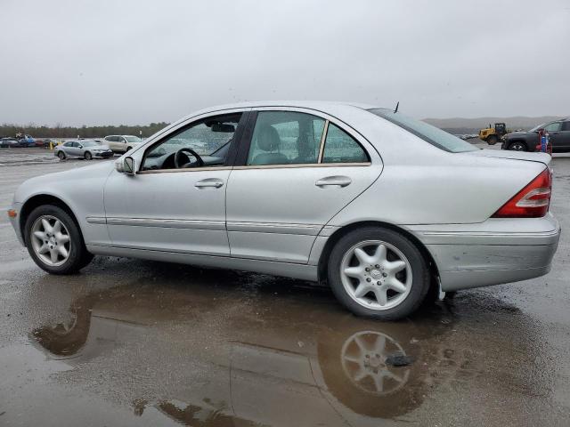 WDBRF61J81F050917 - 2001 MERCEDES-BENZ C 240 SILVER photo 2