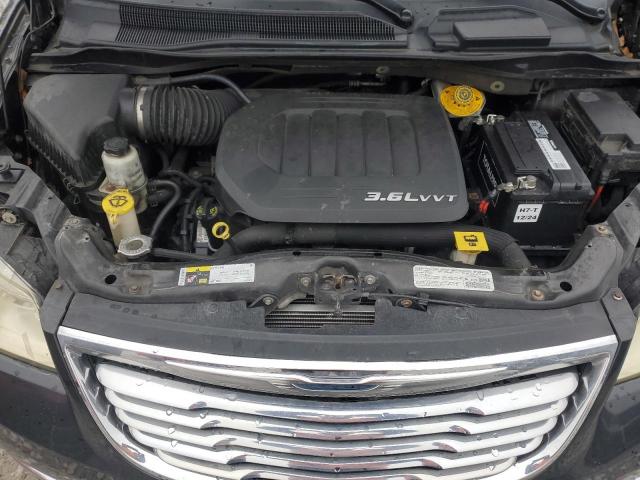 2C4RC1CG4ER147657 - 2014 CHRYSLER TOWN & COU TOURING L BLACK photo 12