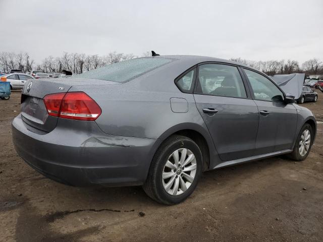 1VWAT7A38EC088487 - 2014 VOLKSWAGEN PASSAT S GRAY photo 3