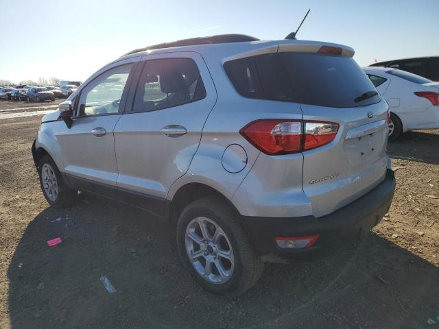 MAJ6S3GL6LC390262 - 2020 FORD ECOSPORT SE SILVER photo 2