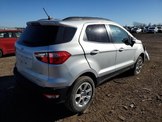 MAJ6S3GL6LC390262 - 2020 FORD ECOSPORT SE SILVER photo 3