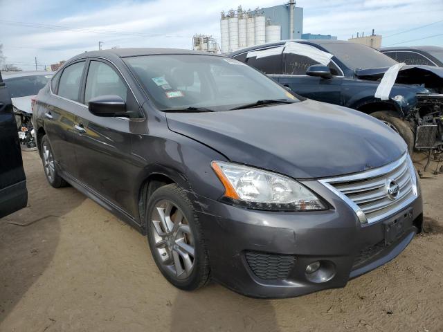 3N1AB7AP5DL798655 - 2013 NISSAN SENTRA S GRAY photo 4