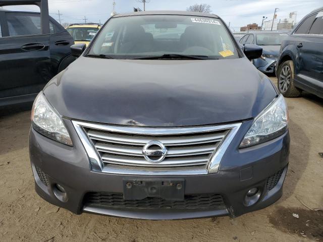 3N1AB7AP5DL798655 - 2013 NISSAN SENTRA S GRAY photo 5