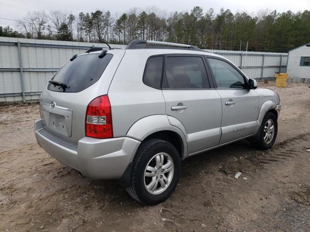 KM8JN12D87U670342 - 2007 HYUNDAI TUCSON SE SILVER photo 3