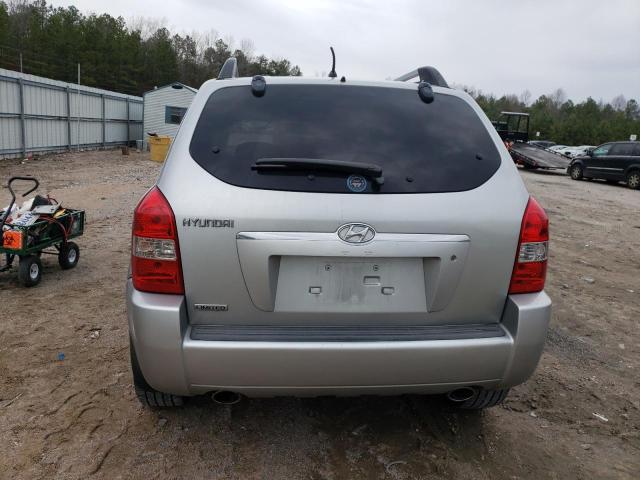 KM8JN12D87U670342 - 2007 HYUNDAI TUCSON SE SILVER photo 6