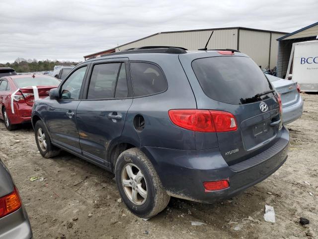 5NMSG13D68H189645 - 2008 HYUNDAI SANTA FE GLS BLUE photo 2