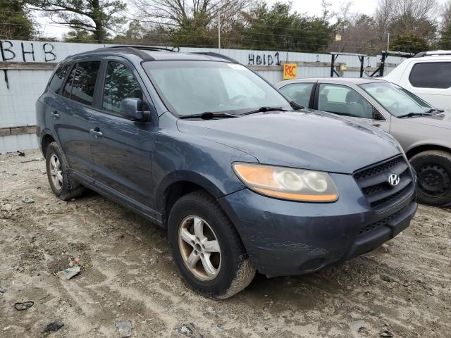 5NMSG13D68H189645 - 2008 HYUNDAI SANTA FE GLS BLUE photo 4