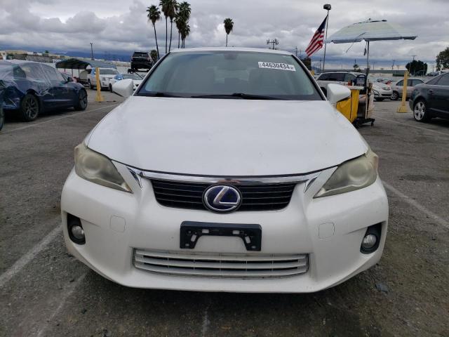 JTHKD5BH1C2066416 - 2012 LEXUS CT 200 WHITE photo 5