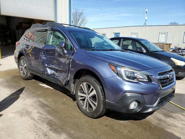 4S4BSAKCXJ3202548 - 2018 SUBARU OUTBACK 2.5I LIMITED BLUE photo 4