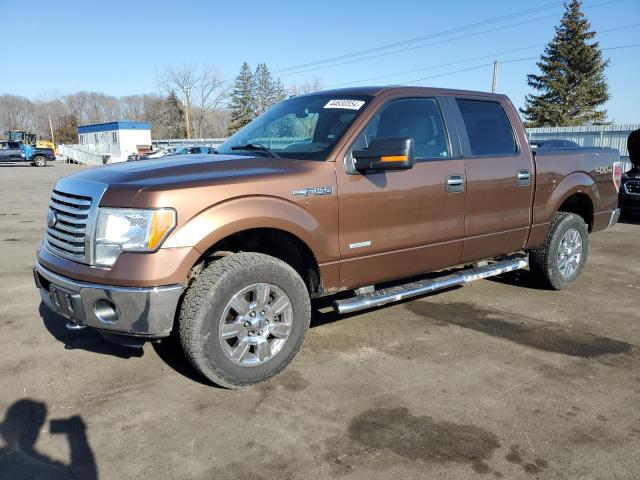 1FTFW1ET9CFA67232 - 2012 FORD F150 SUPERCREW BROWN photo 1
