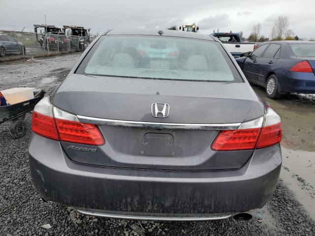 1HGCR2F89DA024441 - 2013 HONDA ACCORD EXL GRAY photo 6