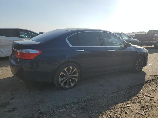 1HGCR2F36EA158118 - 2014 HONDA ACCORD LX BLUE photo 3