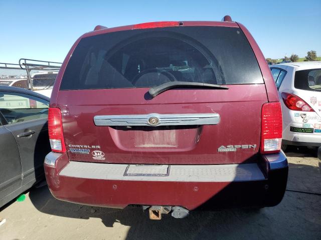 1A8JW18T99F709374 - 2009 CHRYSLER ASPEN HYBRID LIMITED BURGUNDY photo 6