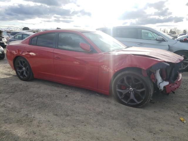 2C3CDXCT7FH896046 - 2015 DODGE CHARGER R/T RED photo 4
