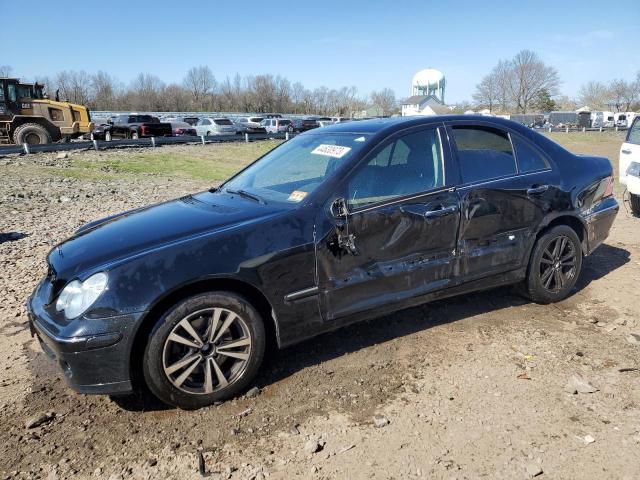 WDBRF92H67F928947 - 2007 MERCEDES-BENZ C 280 4MATIC BLACK photo 1