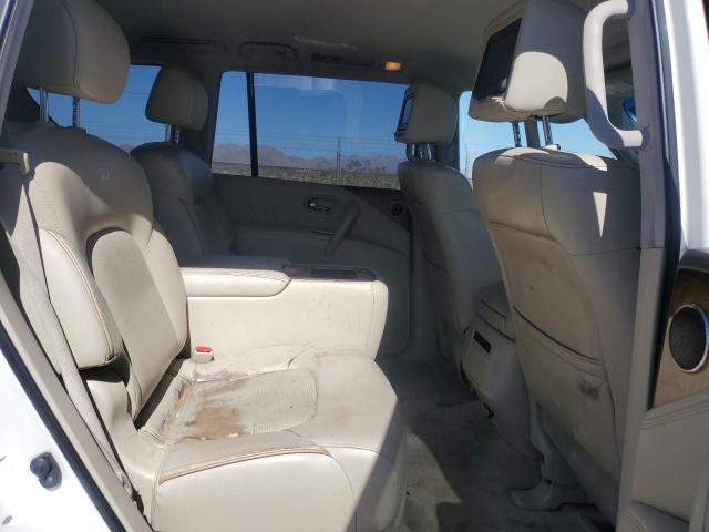 JN8AZ2NE6B9002686 - 2011 INFINITI QX56 WHITE photo 10