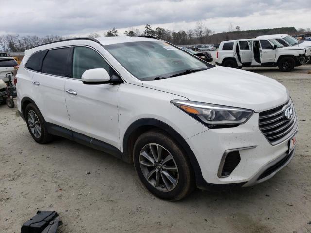 KM8SM4HF4HU199289 - 2017 HYUNDAI SANTA FE SE WHITE photo 4