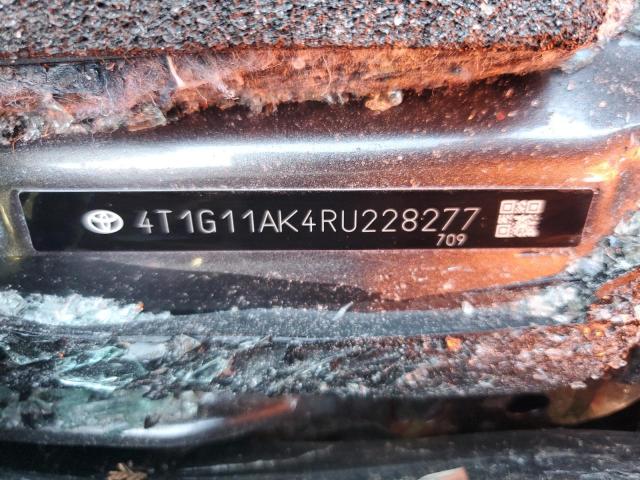 4T1G11AK4RU228277 - 2024 TOYOTA CAMRY SE NIGHT SHADE GRAY photo 13