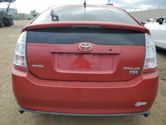 JTDKB20U967510672 - 2006 TOYOTA PRIUS RED photo 6