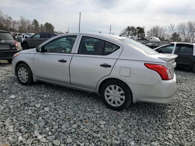 3N1CN7AP2FL880989 - 2015 NISSAN VERSA S SILVER photo 2