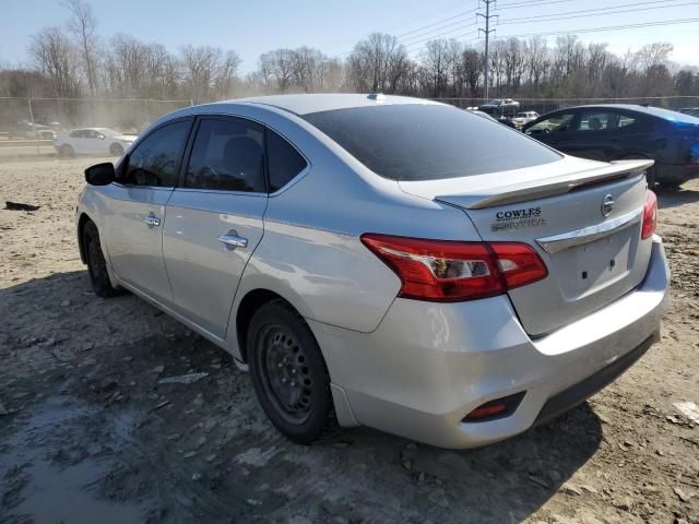 3N1AB7AP7HL649217 - 2017 NISSAN SENTRA S SILVER photo 2