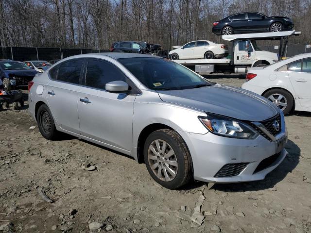 3N1AB7AP7HL649217 - 2017 NISSAN SENTRA S SILVER photo 4