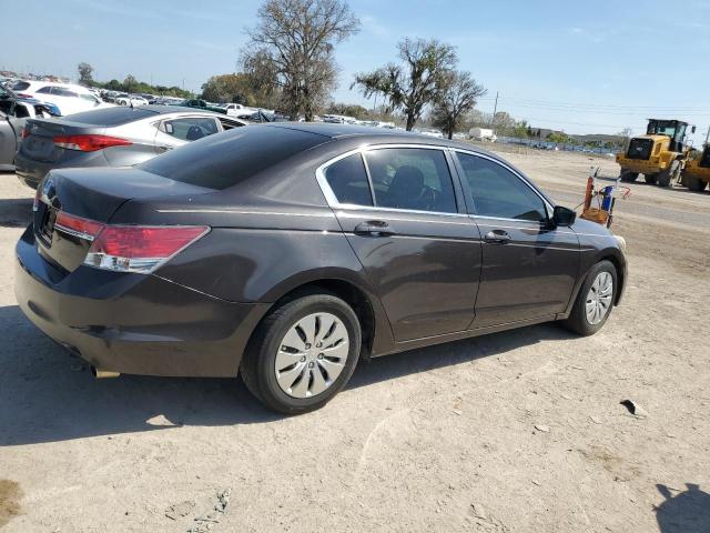 1HGCP2F32CA063641 - 2012 HONDA ACCORD LX BROWN photo 3