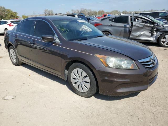 1HGCP2F32CA063641 - 2012 HONDA ACCORD LX BROWN photo 4