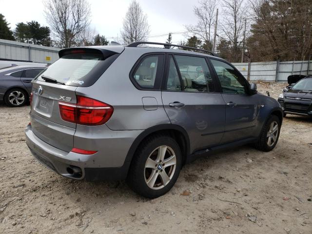 5UXZV4C50CL764035 - 2012 BMW X5 XDRIVE35I GRAY photo 3