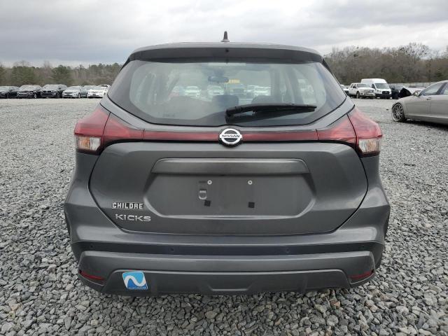 3N1CP5BV7ML468737 - 2021 NISSAN KICKS S GRAY photo 6