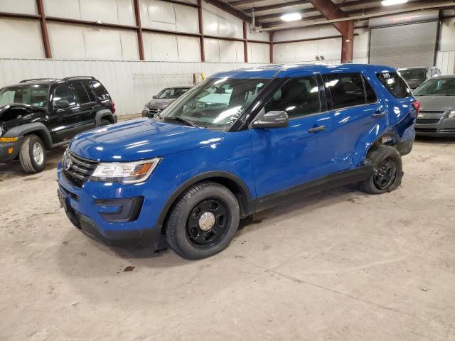 1FM5K8AT7JGB69105 - 2018 FORD EXPLORER POLICE INTERCEPTOR BLUE photo 1